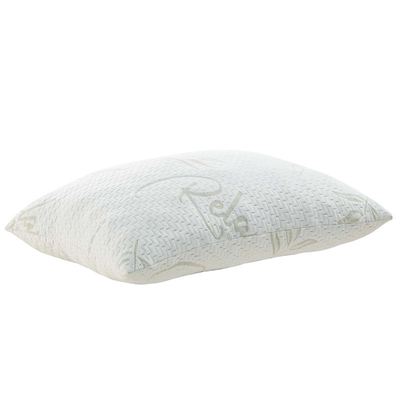 White Shredded Memory Foam Hypoallergenic Pillow