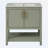 Bathroom Vanity with Ceramic Sink and Versatile Storage-105683690
