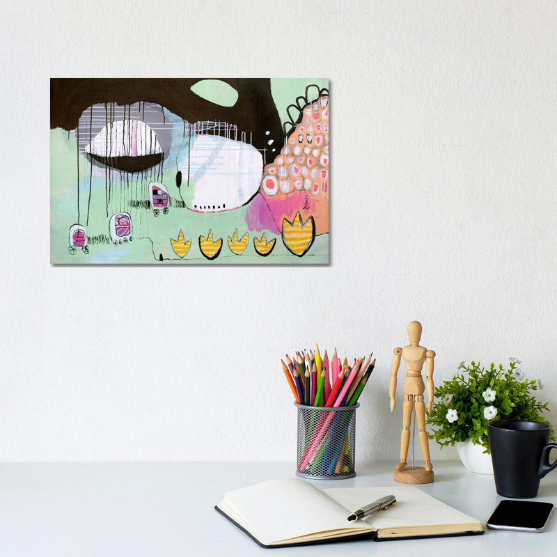My Super Trollies By Misako Chida - Wrapped Canvas Painting by Misako Chida - Wrapped Canvas Painting