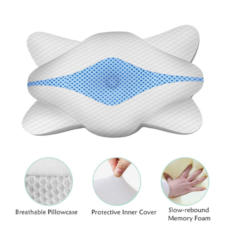 ETA Memory Foam Body Medium Support Pillow Alwyn Home