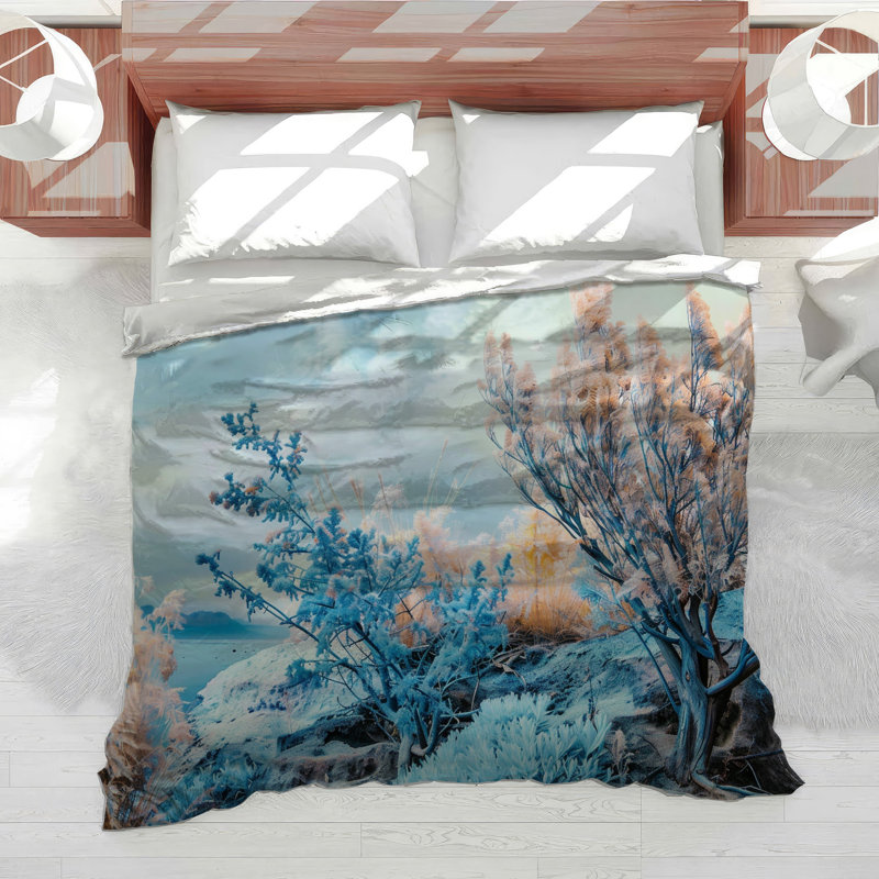 Housse de couette Seascape Bedding Nature Bohemian, Housse de couette pour lit simple