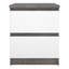 Bertraut 40.4cm W Manufactured Wood Bedside Table-828997316