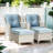 Deb Wicker Patio Chairs with Cushions-1409194350