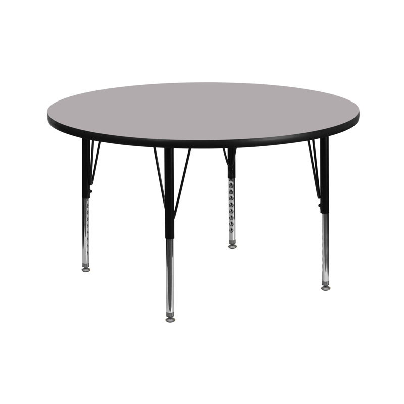 Table d'activité 42 po Goddard, Gris, L 42 po x P 42 po x H 21,125 po à 30,125 po