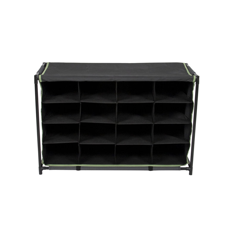 Sollars 16 Pair Shoe Storage Cabinet