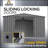 Essential 10X10 Steel Shed Charcoal-112388895-112388897