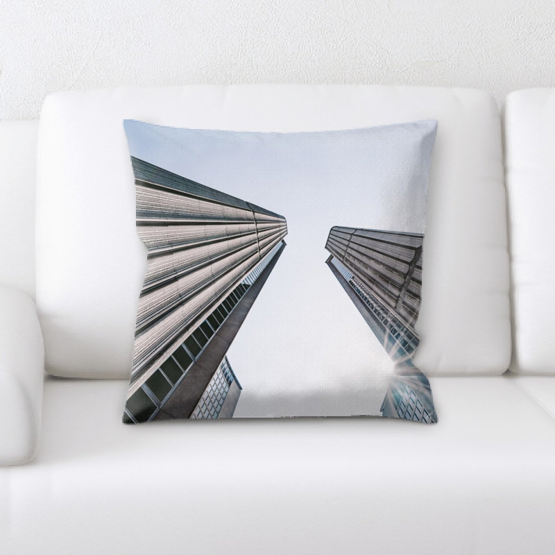 Microsuede Reversible Throw Pillow