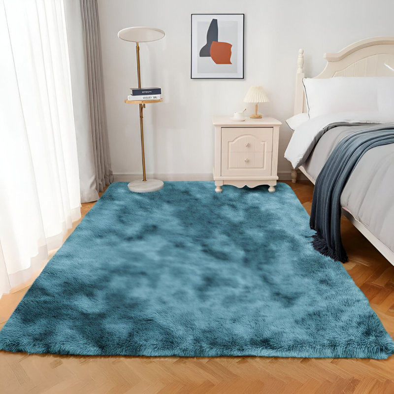 Deith Standard Shag Area Rug, Rectangle 50 x 80 cm