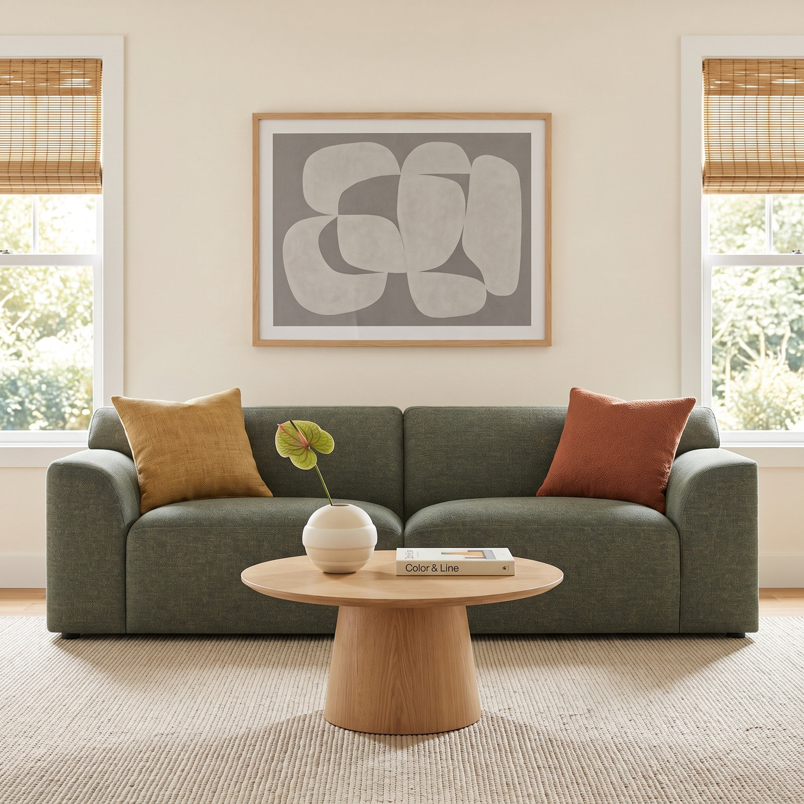 Morell 93" Modular Sectional, Nathan Hemp Tweed
