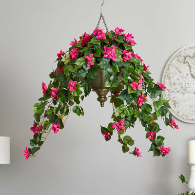 Plante bougainvillea artificielle en pot de fleurs