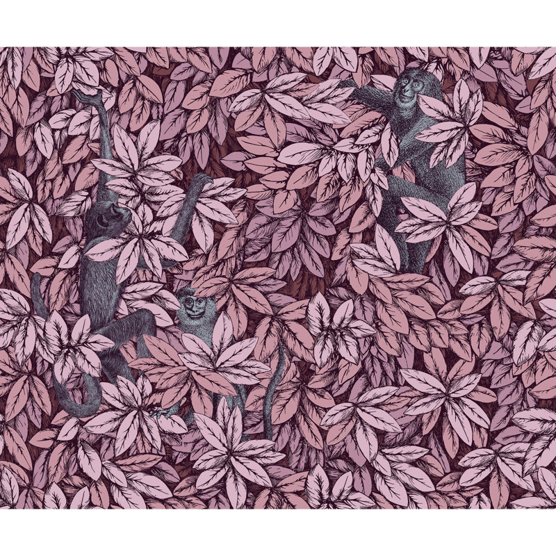 Fornasetti Senza Tempo II Floral Wallpaper Roll, Blush