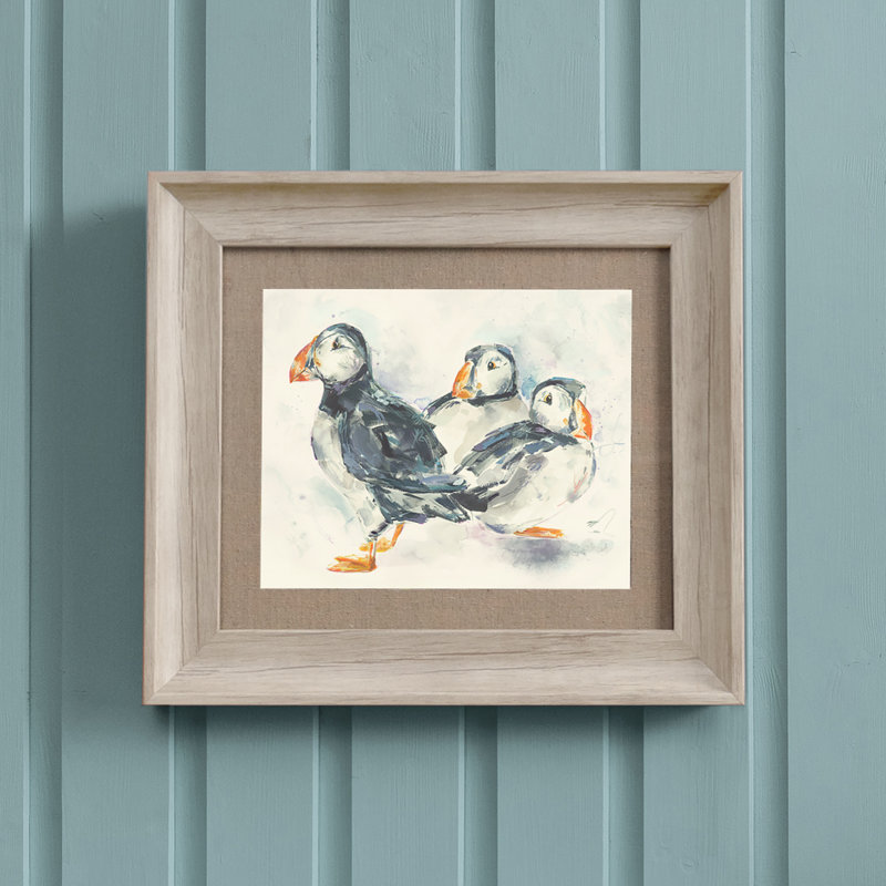 Puffins - Single Picture Frame Print