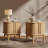 4-piece Living Room Table Set, 1 Tv Stand, 1 Coffee Table And 2 End Tables-1706175834