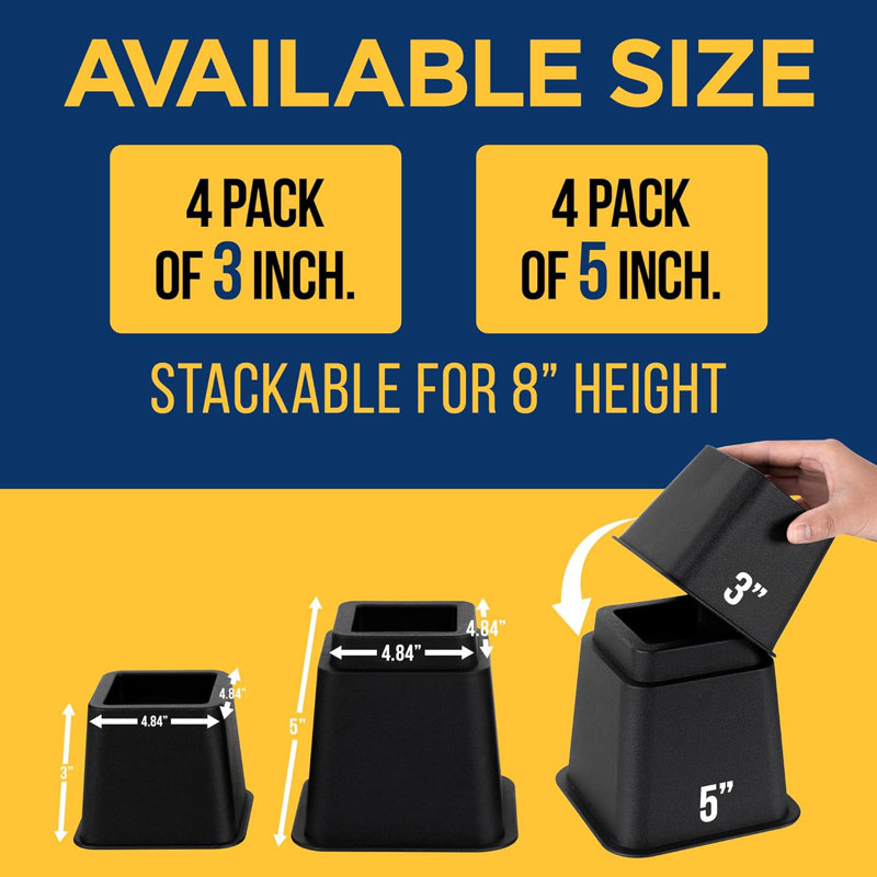 14.96'' Bed Risers