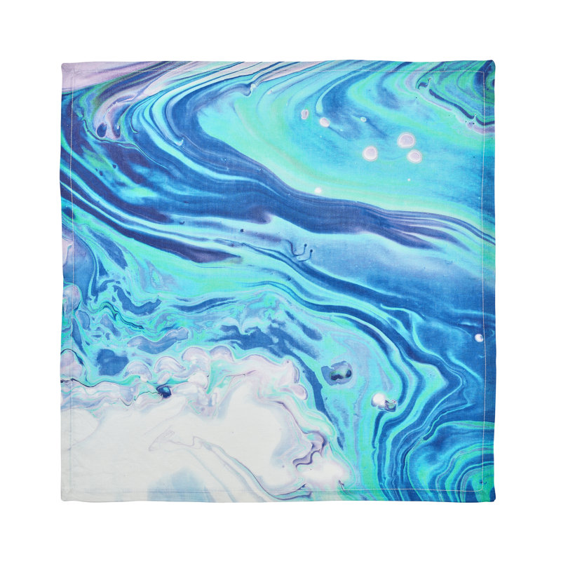 Splash Napkin in Blue/Seafoam