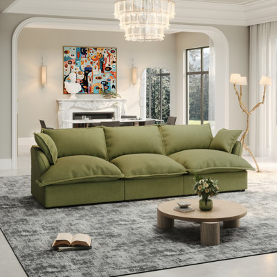 Canapé modulaire 3 places pour salon Rinnie