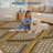 Washable Rugs for Living Room Boho Area Rugs Diamond Print Non Slip Large Kids Bedroom Carpet Farmhouse Indoor Stain Resistant Carpet for Dining Room Playroom-2025735383