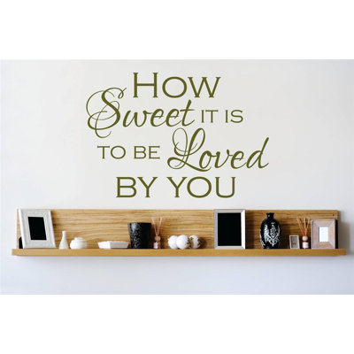 Text & Numbers Wall Decal