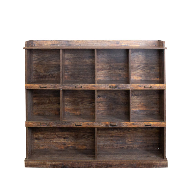 Bibliothèque de qualité supérieure à 10 tablettes, Espresso