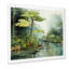 «Tropical Jungle River II» - art mural bord de mer tropical-1630621747-1630621744