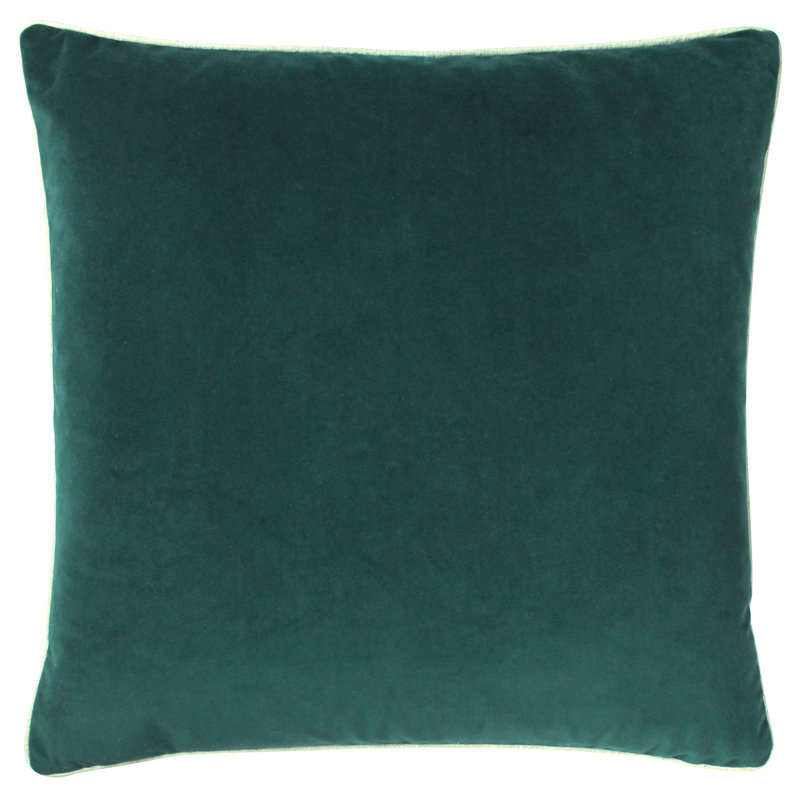 Square Cushion Cover, Teal