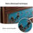 Blue Solid Wood Accent Cabinet