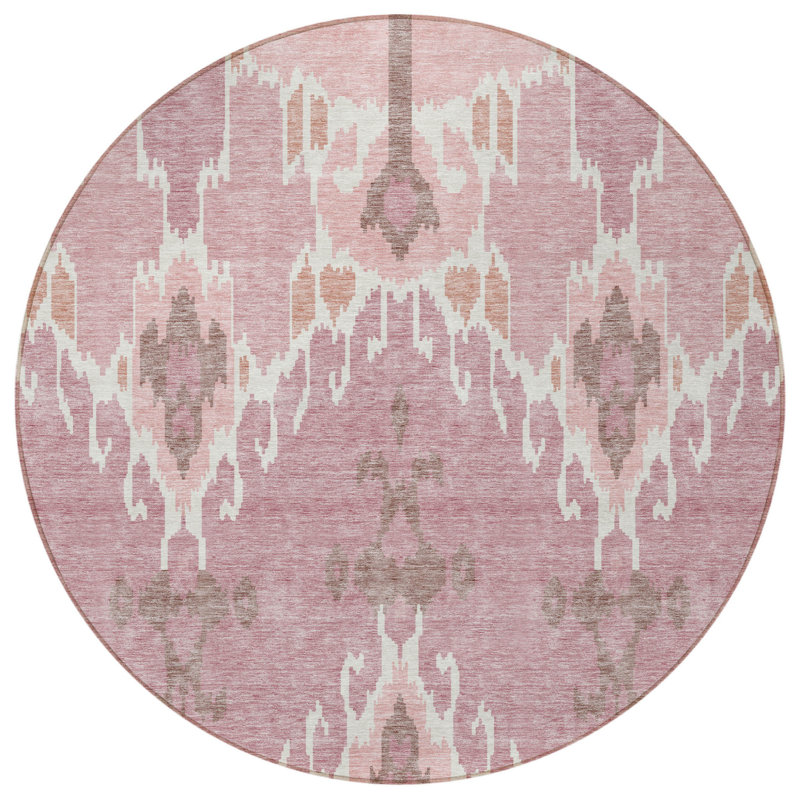 Tapis rond ivoire 8 po