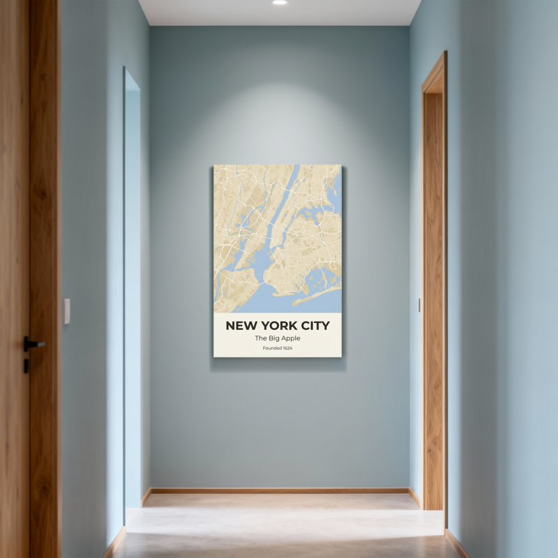 «Scenic & Cityscapes New York City», reproduction d'art, H 36 po x l 24 po