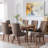 Belice Upholstered Linen Channel Tufted Dining Chair (set of 2)-1224170058