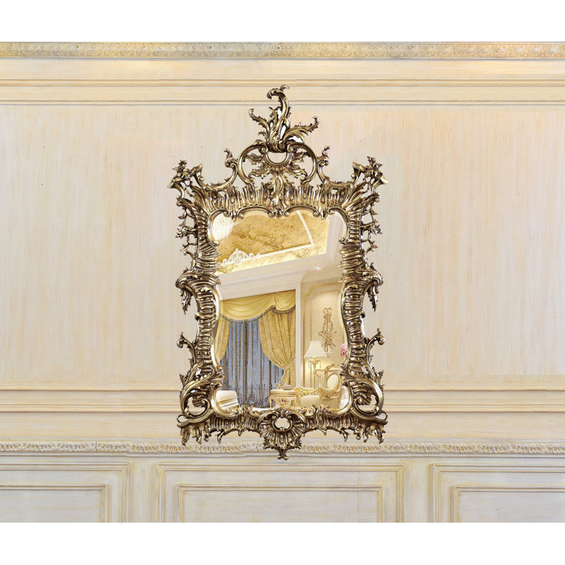 Miroir d'appoint 65 "Britnae, Argent antique