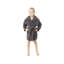 Peignoir 100% microfibre en molleton avec poches et capuche pour les enfants-87460306-87460290