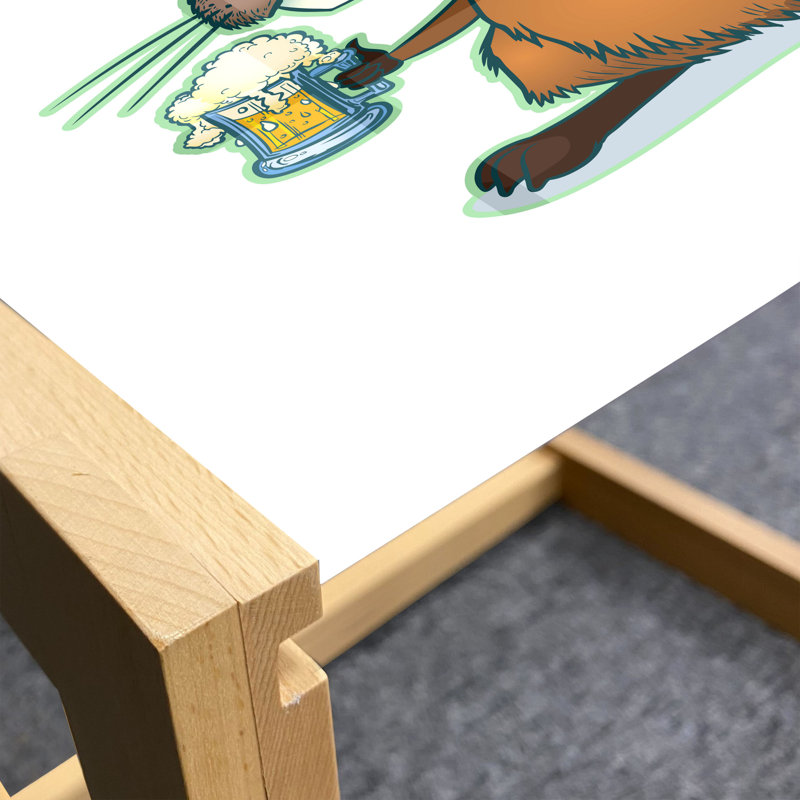 Inwelle Sled Coffee Table, 40cm H x 46.5cm W x 62cm D