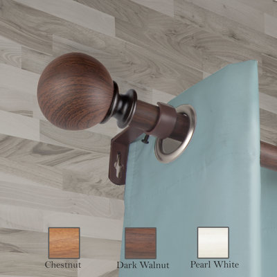 Exavion Adjustable Single Curtain Rod