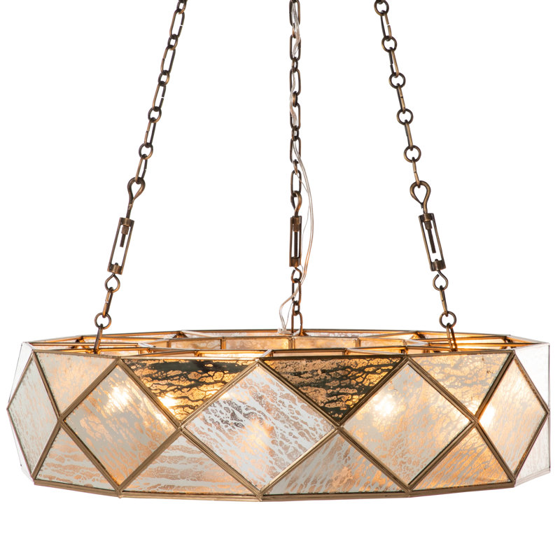Maybelle 6 - Light Geometric Chandelier