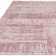 Alainah Abstract Flatweave Pink Area Rug