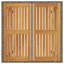 5 Piece Garden Dining Set Poly Rattan-450479877