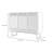 Modern Nut-Brown Solid Wood Sideboard