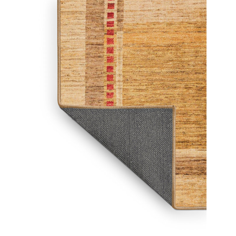 Tapis décoratif multicolore à motif abstrait, Rectangle 6 pi x 9 pi