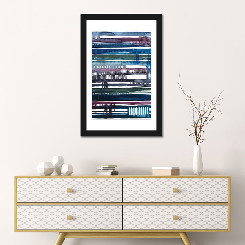 « collapse ii », impression sur toile, Papier d'art encadré noir, H 32 po x l 24 po x P 1 po, Blanc