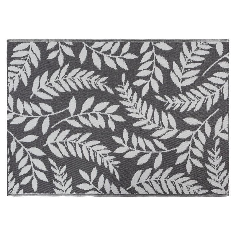 Floral Flatweave Indoor / Outdoor Area Rug, Rectangle 120 x 170 cm