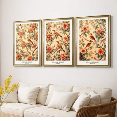 Série sur toile encadrée personnalisée - 3 pièces