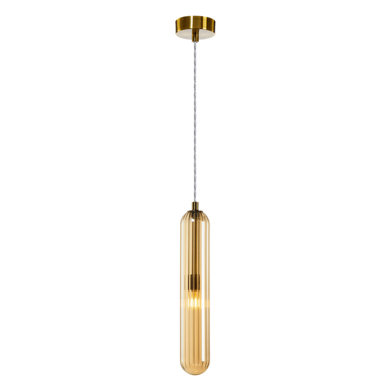 Pax 1 - Light Cylinder Pendant, Gold Colours