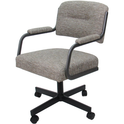 Chaise avec accoudoirs en métal Lanja Makena
