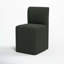 Cora Dining Chair In Zuma Charcoal-406745599