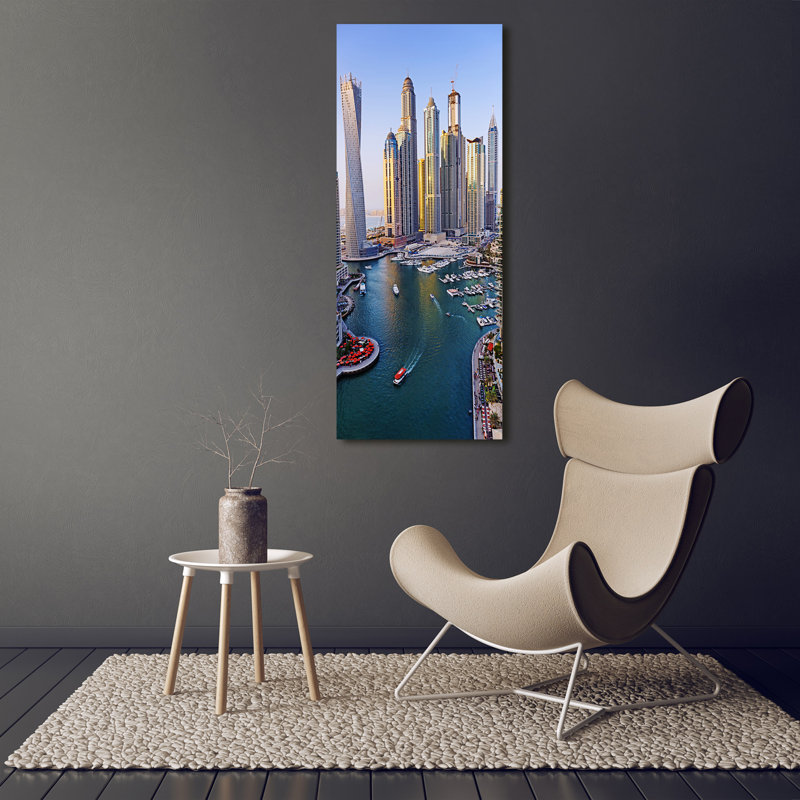 Bay Of Dubai - Wrapped Canvas Print