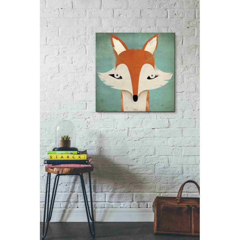Fox par Ryan Fowler - impression sur toile tendue, H 26 po x l 26 po x P 1,25 po