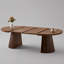Table basse ronde en bois, flexible et extensible, conception ovale tendance et pieds de table à lattes-1578456420-1578456423