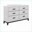 Ensemble de chambre à coucher 5PC grand blanc neige classique | Lits standard | Commodes doubles-121448801
