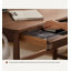 Bureau à domicile minimaliste en bois de noyer avec tiroirs Minimalist