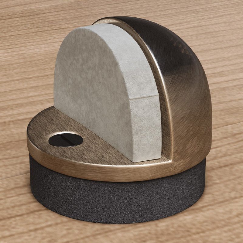Butoir de porte en laiton